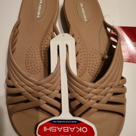 Okabashi | Shoes | Okabashi Venice Womens 955 Supportive Insole Slide  Sandals Usa | Poshmark